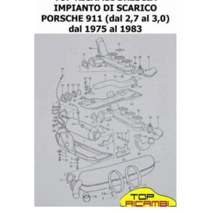 Top ricambi impianto scarico porsche 911 2,7 3,0