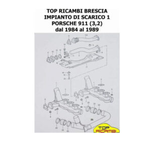 Top ricambi impianto di scarico porsche 911 3,2